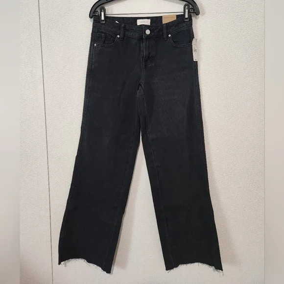 PacSun Casey Lowrise Baggy Wide Leg Jeans Black 25 - Picture 1 of 8